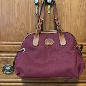 Dooney & Bourke Cranberry Color Domed Satchel - NWT